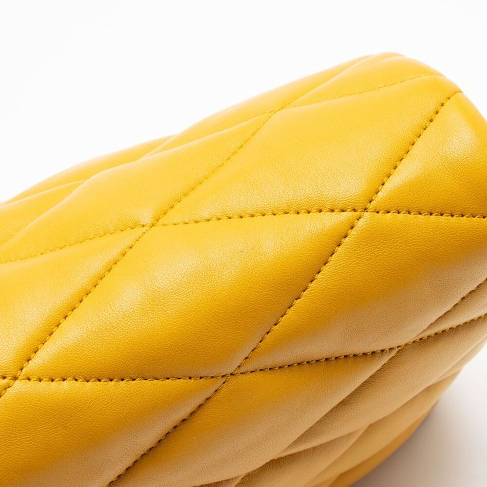 Saint Laurent Quilted Lambskin Puffer Sade Clutch - Picture 13 of 13